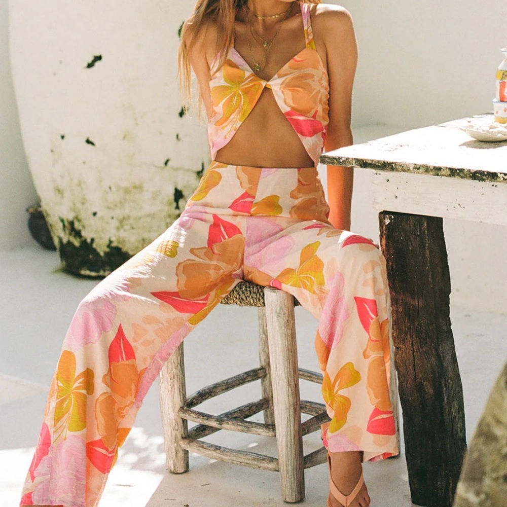 Floral SABO Skirt jumpsuit